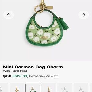 🌺🌸Coach MINI BAG CHARMS 🌺🌸